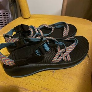 Chaco women size 9 sandals rainbow color